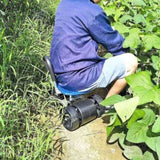 Gardening Seat Portable Height Adjustable Folding Stool With Kneeling Pad For Comfortable Garden V63-840571