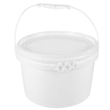 White Plastic Bucket with Lid Sealing Storage Bucket for Household Use V1369-AZ3-W-18554