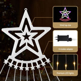 Jingle Jollys 3.8M Christmas Lights Waterfall String Light 340 LED XMAS-MOT-TREE-35-RGB