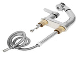 G1/2 Faucet Telescopic Rotatable Pull Out Cold Hot Water Mixer Tap for Bathroom Wash Basin V1294-YM0901-3112200145311