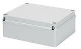 Gewiss GW44207 190mm Outdoor IP56 Junction Box Hinged Lid 190x140x70mm Plastic V1202-V1-GEWGW44207
