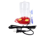 Heated Hummingbird Feeder for Outdoor Hanging Hummingbird Feeder with Suction Cup for Window Garden V1294-YM0901-3111240312011