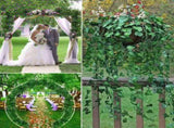 48 Pack Fake Vines for Room Decor Artificial Ivy Garland with Clip Green Flowers Hanging Plants Faux V1259-DP01-A-2924