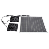 Solar Exhaust Fan High Efficiency Monocrystalline Solar Panel IP65 Waterproof 3000RPM Dual Solar V1294-YM0901-3114240035811