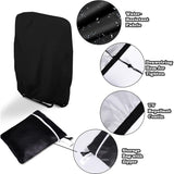 2 pcs Folding Lounger Cover, Windproof Anti-Uv Waterproof Folding Garden Chair Covers, Garden V1188-MS-227-0988