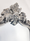 LUX Arch French Provincial Ornate Mirror - Antique Silver V292-MIRR-LUX002