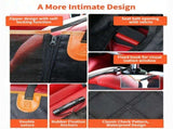 Waterproof Dog Car Rear Seat Protector 135 x 148CM - Durable Oxford Non Slip Pet Hammock with V888-ELOSUNG52466
