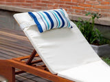 2-Pack Outdoor Chaise Lounge Head Pillow with Strap, Waterproof Neck Headrest with Adjustable V1369-AZ3-W-19076