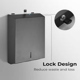 Paper Towel Dispenser Wall Mount - Multifold Trifold Paper Towel Dispensers, Large Capacity V1258-DP02-C-1427