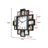 Photo Frame Clock Picture Collage 12Picture Display Photowall V63-835581