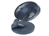 Desktop Folding Fan 3 Speeds USB Rechargeable Punch Free Electric Desktop Oscillating Fan for Home V1294-YM0523-3113220062112