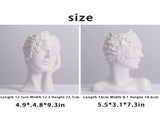 Vase White Ceramic Vases for Home Living Room Guesthouse Decoration V1294-YM0718-220825MQ02-4
