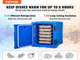 Insulated Food Pan Carrier, 90L Hot Box for Catering, Food Box Carrier with Double Buckles, Front V952-SPBWXLSLLDPE2ZZ3JV0