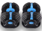 Powertrain 48kg Adjustable Dumbbell Set Home Gym Exercise Equipment Weights Blue DMB-BF1-024-BU-2