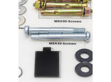 Double DIY Wall Bed Hardware Kit with Black handle Frame & Mechanism for Custom Build V63-953581