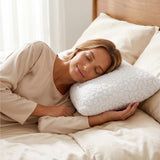 Adjustable Shredded Foam Pillow Dual Side Breathable Cooling Memory Foam Pillow for Side Back V1192-AZ-W-20071