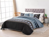 Ambient bloom sky black hour Comforter Set Aesthetic 3-Piece Bedroom Mood V745-MAC081408