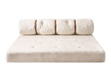 Artiss Convertible Sofa Bed Roll-Up Sleeper Chair Fold Out Couch Floor Lounge SB-C-ROLL-WH
