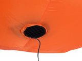 7.9ft Height Halloween Inflatable Pumpkin Build in LEDs Blow Up 4 Pumpkins Decoration with Ghost for V1294-YM0901-3115240041412