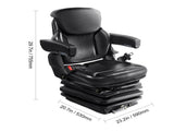 Universal Forklift Seat Adjustable Tractor Seat with Seatbelt Armrests V952-CCZYJZKFSAQDKKFORV0