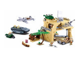 Sluban B1111 Model Kit WWII Battle of Iwo Jima Island Bunker Landing Craft Army Military Base D SLB1111