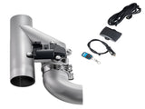 Electric Exhaust Cutout, 63.5 mm Universal Stainless Steel Exhaust Valve Kit with One Controller V952-DDPQQDQWGK25MI3HN001V9