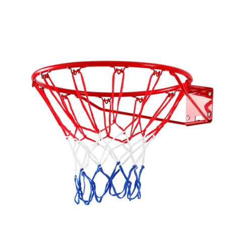 Everfit Basketball Ring Hoop Rim Goal Net 45CM BAS-HOOP-D45R-RD