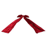 Xmas Tree Topper Bow 5.9FT Large Xmas Velvet Bow Decoration for Holiday Party Garland Front Door V1294-YM0901-3115250090611