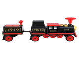 Rigo Kids Ride on Car Train 12V Electric Toy 2 Seater 136cm RCAR-TRAIN-SET-RD