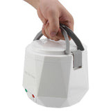 12V 100W 1.3 L Electric Portable Multifunctional Rice Cooker Food Steamer for Car White V1294-YM0901-JY12965-01