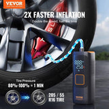 Tire Inflator Portable Air Compressor, 7800mAh 3.7V Battery Electric Air Pump, 2X Faster 160PSI V952-CDSLTCQJ3260NV4SDV9