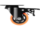 Caster Wheels, 76.2 mm Swivel Plate Casters, Set of 4, Heavy Duty 113 kg Load Capacity Per Caster V767-VVR-PBJLCSJAZ4J27UKMWV0