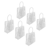 30Pcs Clear PVC Plastic Gift Bags with Handles Reusable Plastic Gift Wrap Tote Bags for Shopping V1294-YM0703-3117230088011