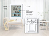 Wireless Indoor Outdoor Weather Station With Remote Sensor, Large Backlit LCD Thermometer V1237-ZY-807-299
