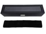 Watch Box Black 6 Slot Leather Watch Case with Pillows for Watches Storage Collections V1294-YM0901-3117250225011