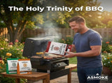 ASMOKE Essential Portable Smart Pellet Grill & Smoker Assorted Flavors 20LBs Premium Wood V642-XFAS-BNDL-ESS-GRL-WOPEL20LB