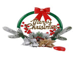 Christmas Wreath Lightation Artificial Red Berry Pine Needle LED Lighted Christmas Wreath V1294-YM0901-3119240059612