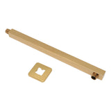 Wall Mounted Shower Arm Stainless Steel Quadrate Shower Head Extension Arm Shower Arm Pipe Gold V1294-YM0626-3112220084311