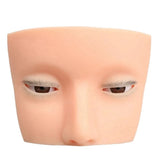 New Real 4 Layers Mannequin Head for Extension Practice Silicone Doll Head with Open Eye V1370-AZ4-10474