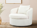 Levede Fleece Swivel Chair CH1133-BG