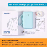Niimbot D11 Protable Wireless Connection Label Printer Green V943-D11-GREEN