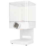 Cereal Dispenser 17.5oz Capacity Single Grid Grain Dispenser Transparent Plastic Food Dispenser for V1294-YM0523-3118220037911