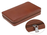 Cigar Humidor Case Brown Portable Cedarwood Lining Humidifier Cigar Box With Storage Bag for V1294-YM3117220230211-0421