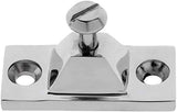 2PCS Bimini Top Side Mount Deck Hinge Fitting Hardware Base High Polished Marine Grade 316 Stainless V1259-DP01-A-1404