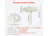 Artificial Flowers, 105 pcs Real Looking White Silk Fake Hydrangea Bulk, White Faux Bridal Shower V952-RZXQBS105PCSKMGDN001V0