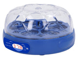 Egg Incubator 6 Eggs 15W Blue with Automatic Turner Egg Candler Display Temperature Control Poultry V1294-YM0901-3111230303811