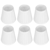 6pcs Lampshade Replacement for E14 Bulb Interface Wall Light Ceiling Light Cover Shade White V1294-YM0901-3119200092911