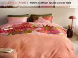 Oilily Livia Multi Cotton Floral Quilt Cover Set King V442-HIN-QUILTCS-LIVIA-MULTI-KI