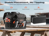 Tool Backpack, 56 Pockets, Heavy-duty Tools Storage Organizer Bags with Molded Base, Electrician V952-GJBBSLD1214IOF1S8001V0