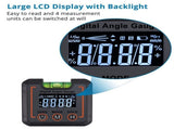 Digital Angle Finder Magnetic & Level Bubble Vial 4 X 90&degAngle Inclinometer, Mini Level Bevel V1192-AZ-W-14470